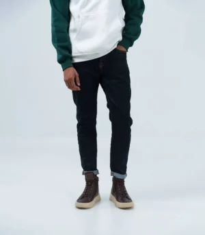 Ανδρικό μπλέ σκούρο τζίν slim fit