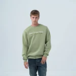 Aνδρικό φούτερ με λαιμόκοψη Herc Urban Wear Φυστικί