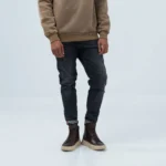 Ανδρικό τζίν στενή γραμμή Dark Wash