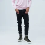 Ανδρικό blue/black τζίν ελαστικό slim fit