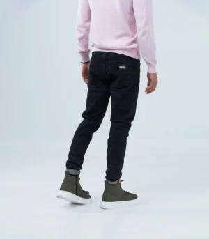 Ανδρικό blue/black τζίν ελαστικό slim fit