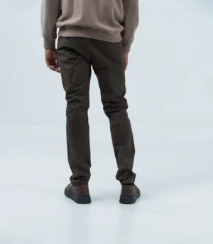 Ανδρικό χειμερινό chinos παντελόνι olive brown.