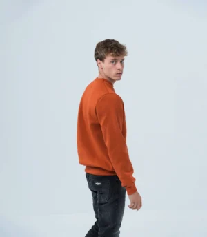 Aνδρικό φούτερ με λαιμόκοψη Herc Urban Wear Πορτοκαλί