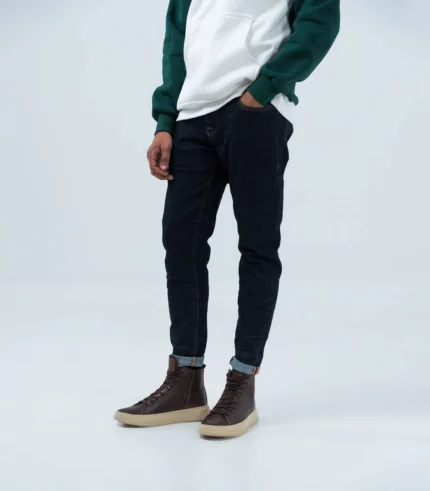 Ανδρικό μπλέ σκούρο τζίν slim fit
