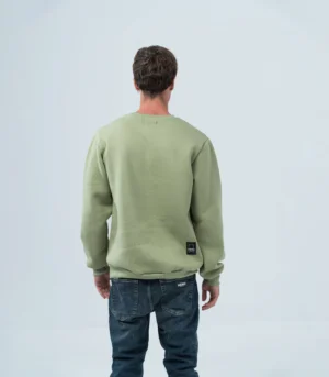 Aνδρικό φούτερ με λαιμόκοψη Herc Urban Wear Φυστικί