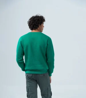 Aνδρικό φούτερ με λαιμόκοψη Herc Urban Wear πράσινο