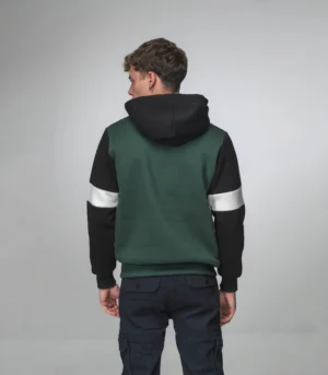Ανδρικό Δίχρωμο Hoodie Πράσινο / Μαύρο
